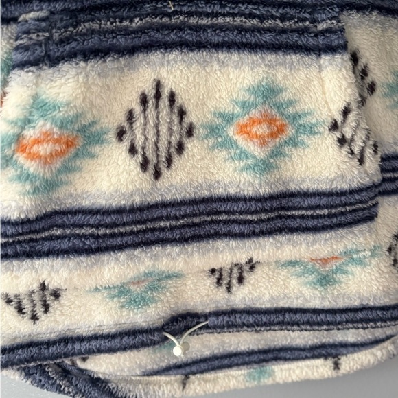 SO Womens Fleece Quarter Zip XS Western Print - Picture 2 of 8